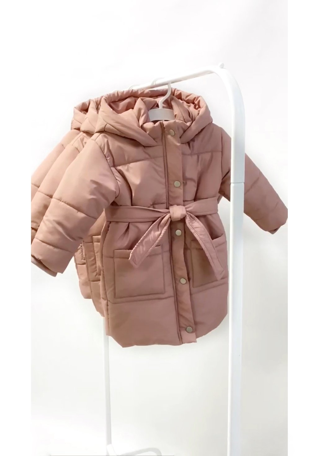 Куртка для девочки Зима Розовая