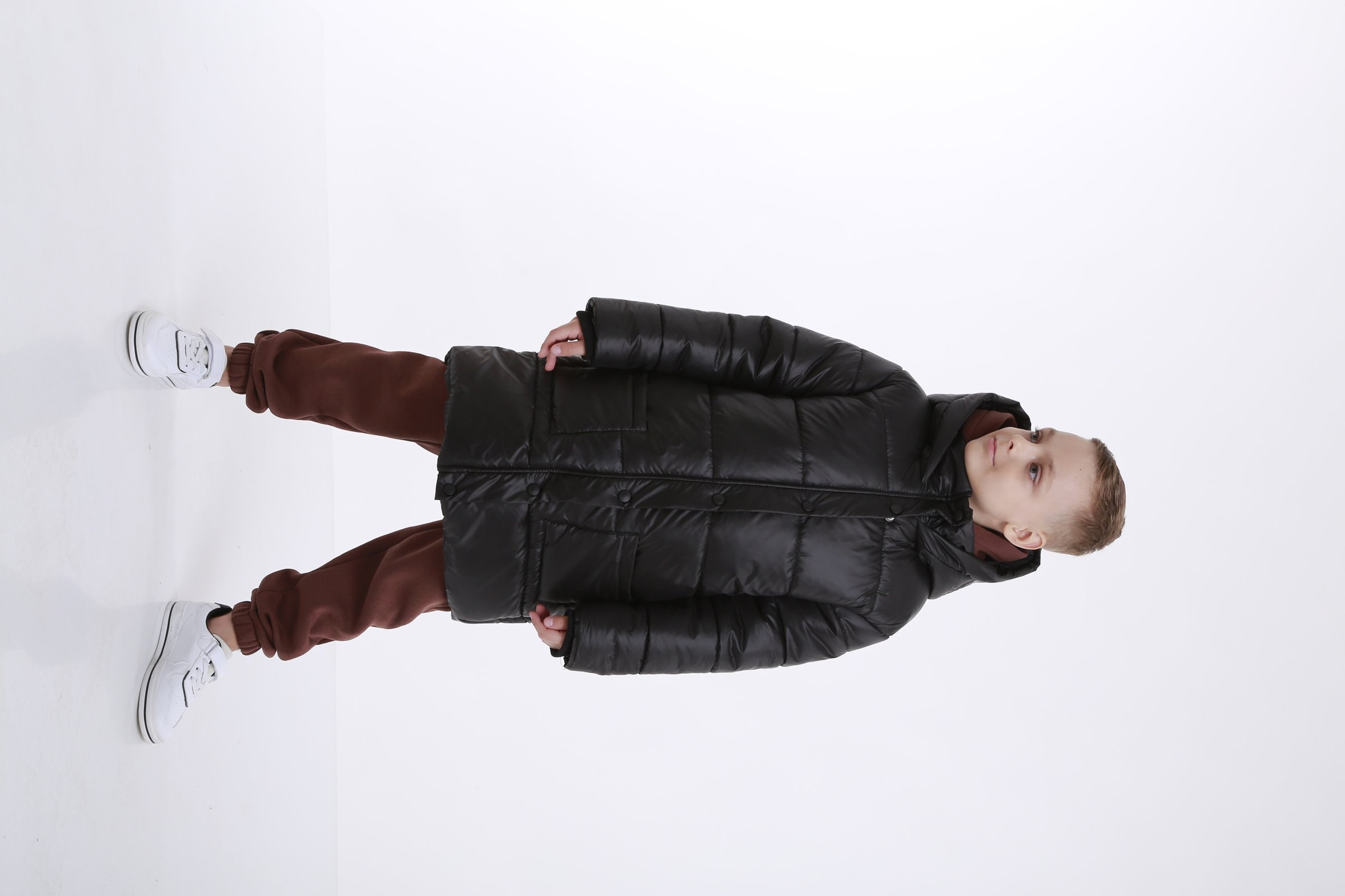 Куртка для мальчика Зима Черная
